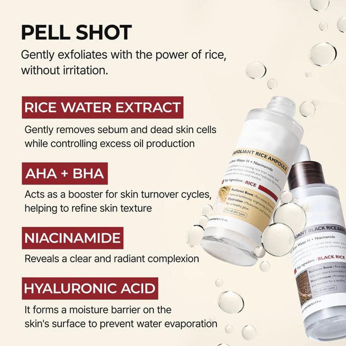 Peel Shot Glow Rice Ampoule Duo
