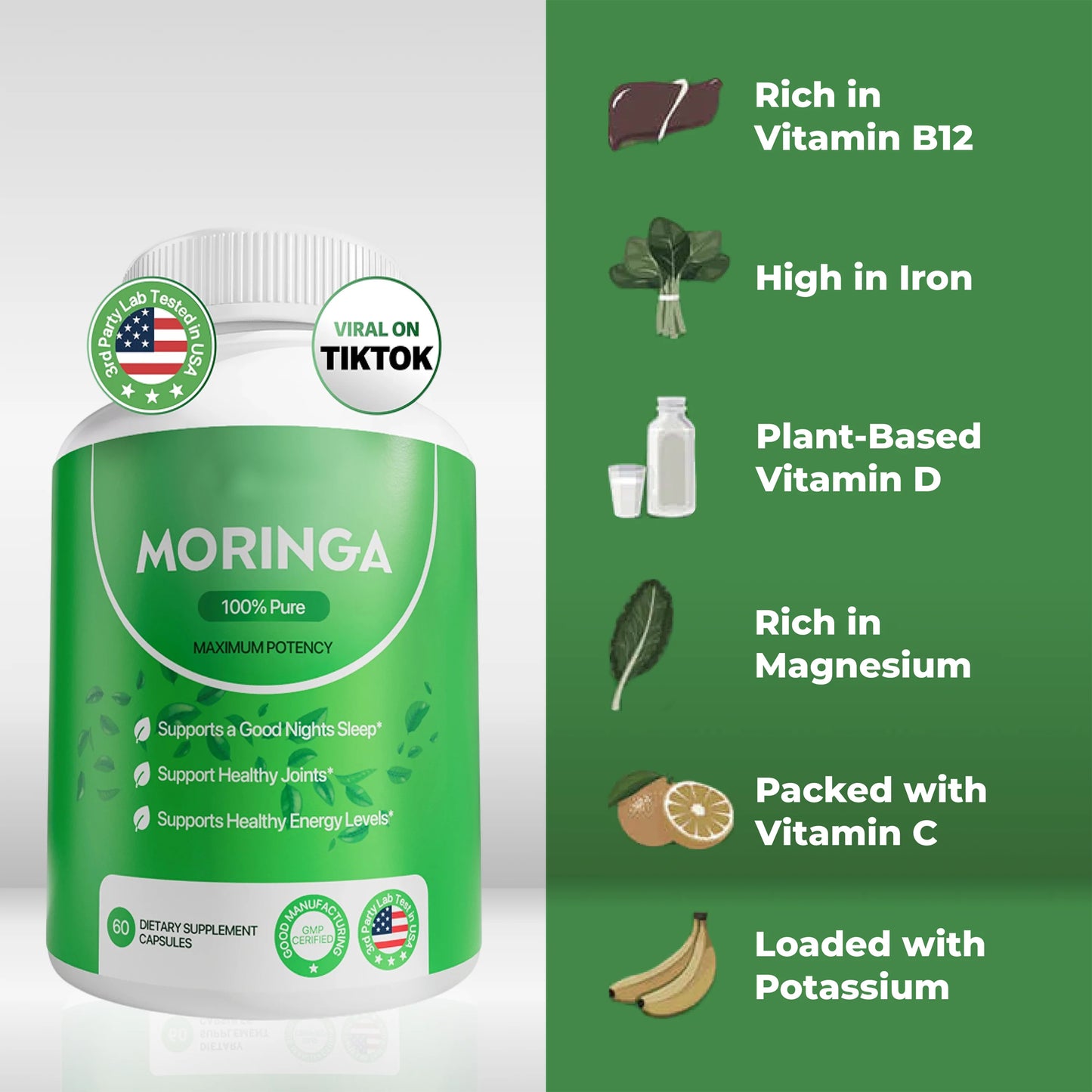 Moringa – Naturally Lowers Cortisol To Help Restore Balance Inside and Out