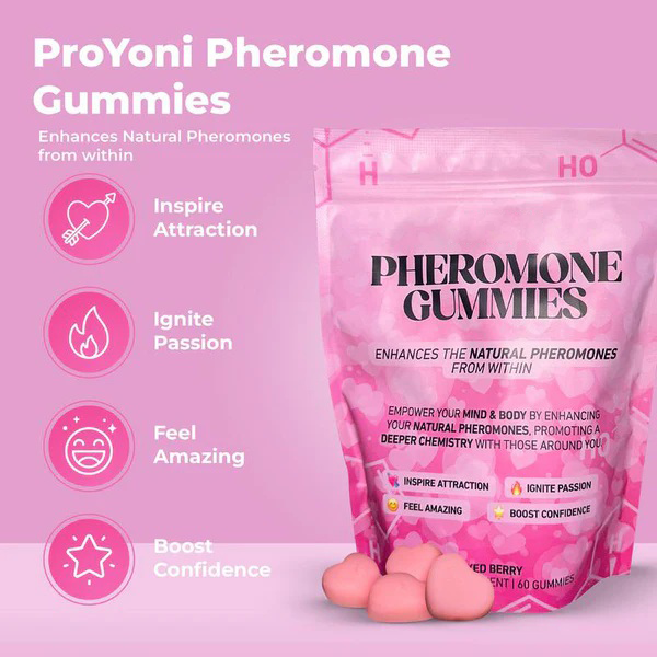 Pheromone Gummies for Confidence & Attraction