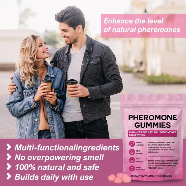 Pheromone Gummies for Confidence & Attraction