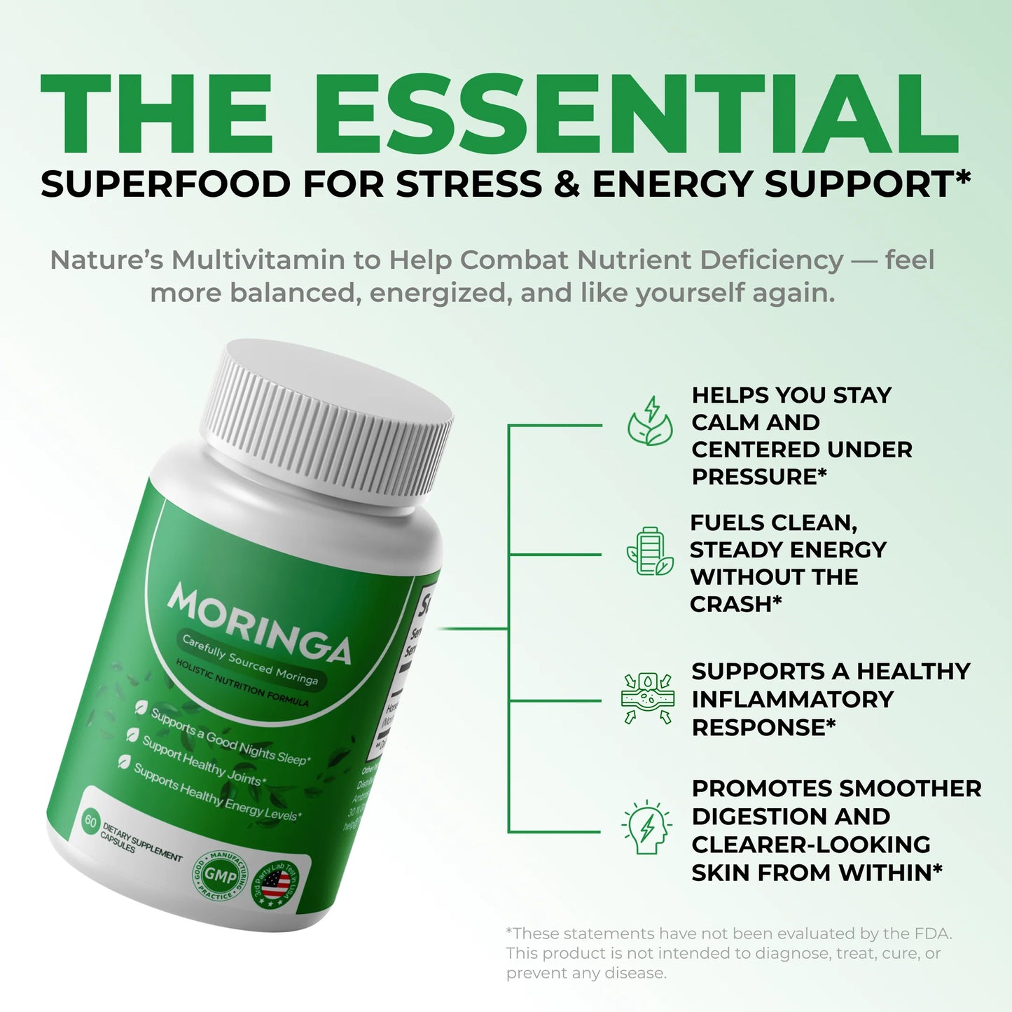Moringa – Naturally Lowers Cortisol To Help Restore Balance Inside and Out