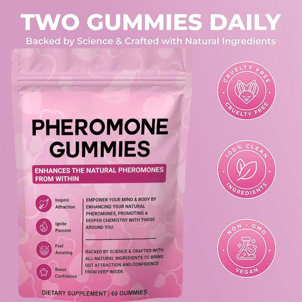 Pheromone Gummies for Confidence & Attraction