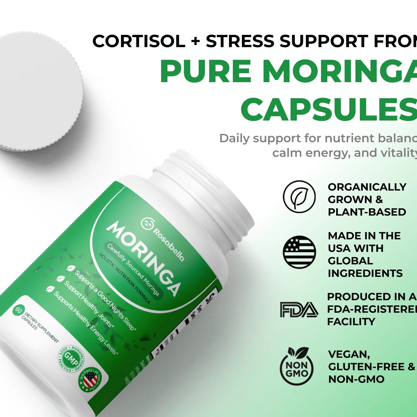 Moringa – Naturally Lowers Cortisol To Help Restore Balance Inside and Out