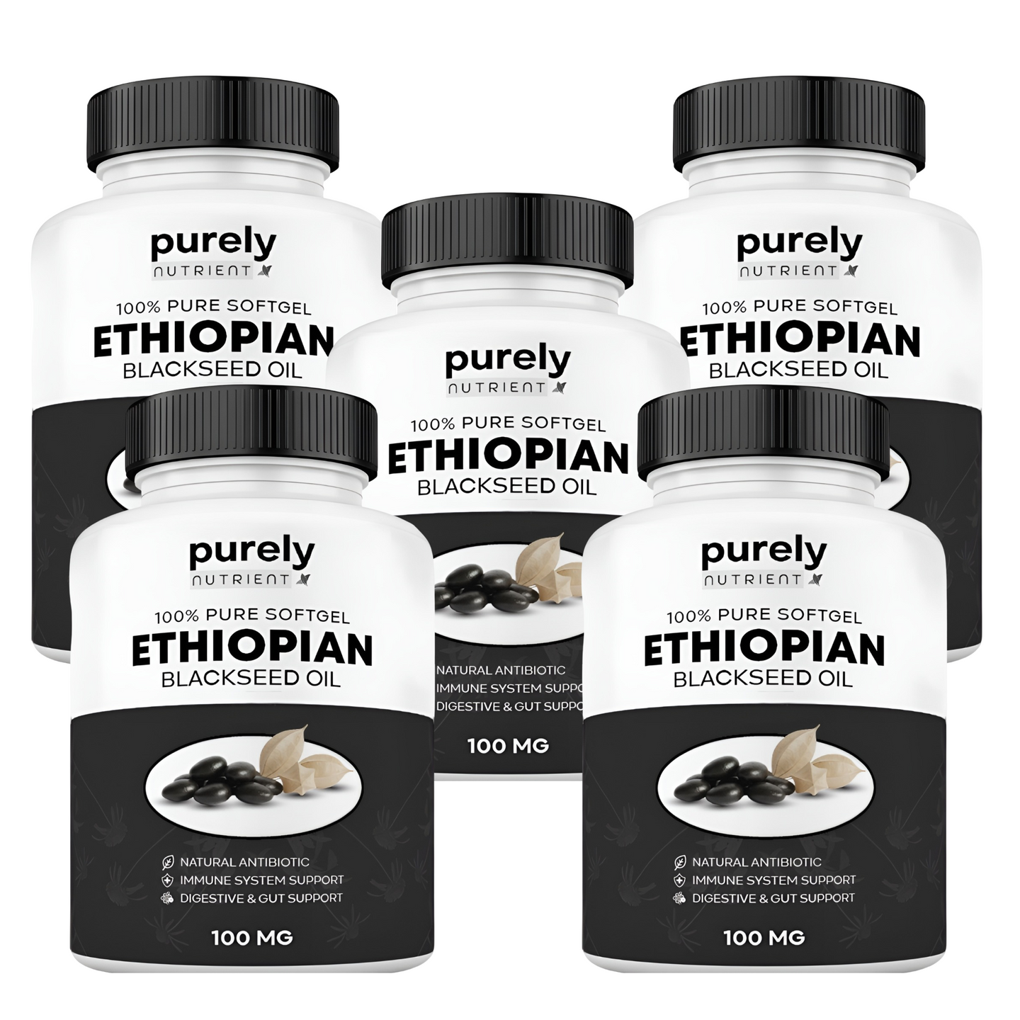 Purely Nutrient Ethiopian Black Seed Oil