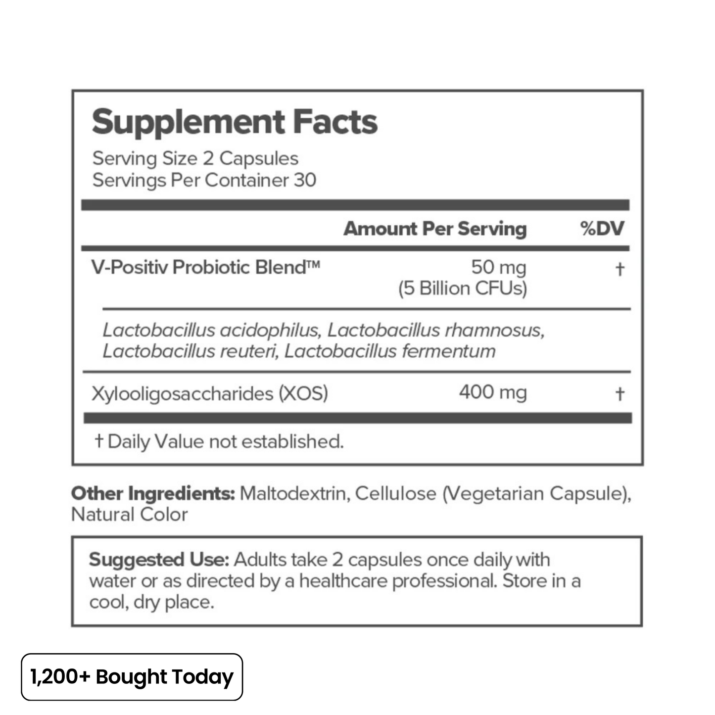 V-Probiotics for Healthy Odor & pH