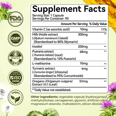 Milk Thistle Liver Detox & Colon Cleanse