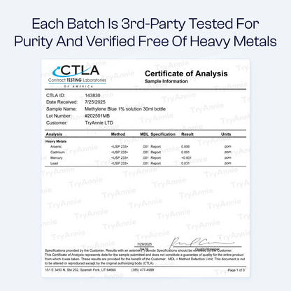 Ultimate Methylene Blue 1% 30mL (1.0 oz)