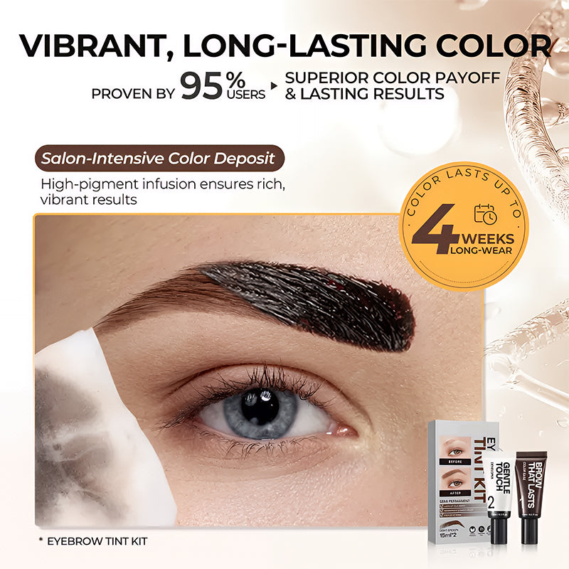 Long-Lasting Waterproof Eyebrow Tint Kit