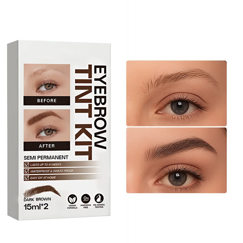 Long-Lasting Waterproof Eyebrow Tint Kit