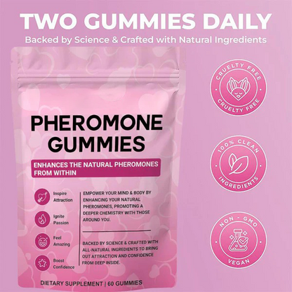 Pheromone Gummies for Confidence & Attraction
