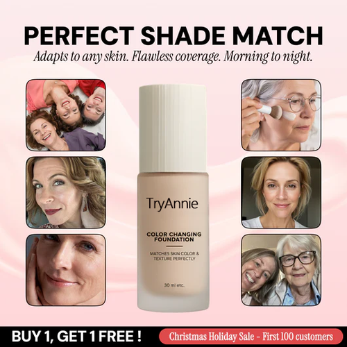 TryAnnie - Color Changing Foundation-Get Free Brush