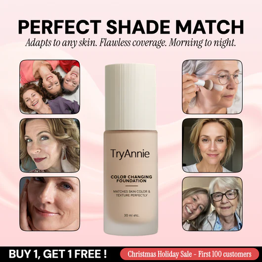 TryAnnie - Color Changing Foundation-Get Free Brush