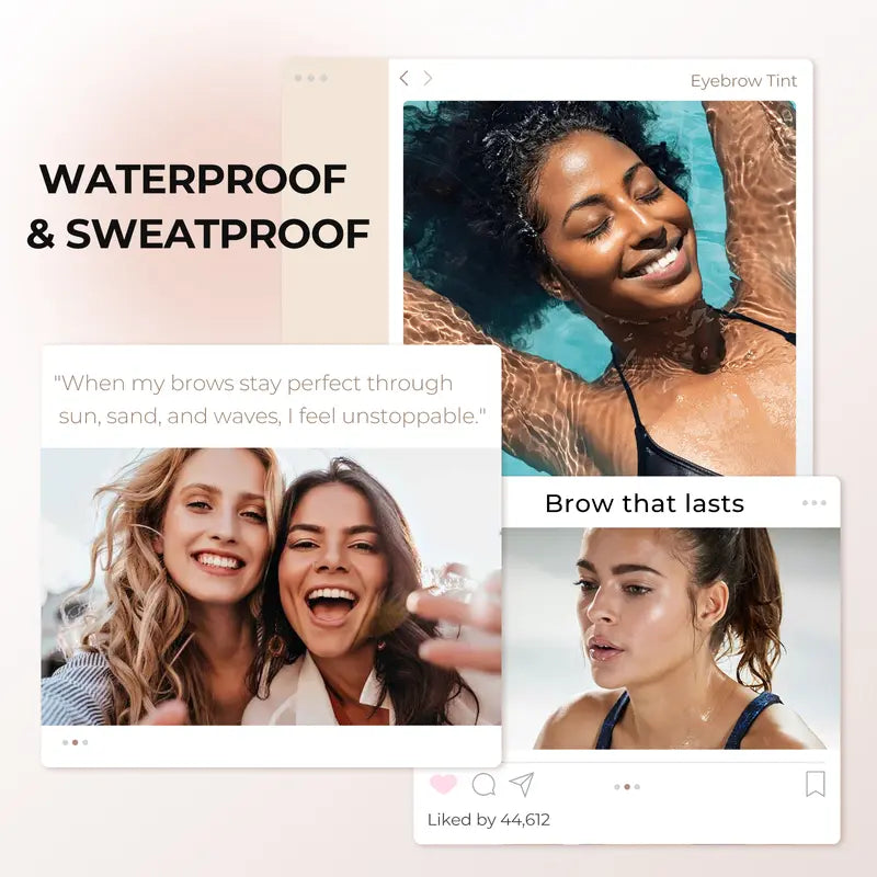 Long-Lasting Waterproof Eyebrow Tint Kit
