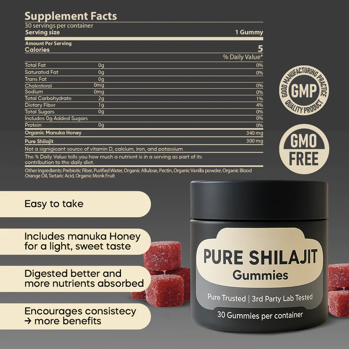 TryAnnie Pure Shilajit Gummies