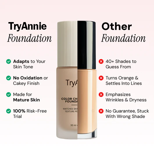 TryAnnie - Color Changing Foundation-Get Free Brush