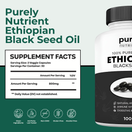 Purely Nutrient Ethiopian Black Seed Oil