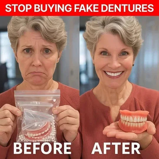 🦷  Fit Full Functional DenturesMake you more confident-Made in the USA & FDA-Certified