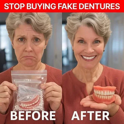 🦷  Fit Full Functional DenturesMake you more confident-Made in the USA & FDA-Certified